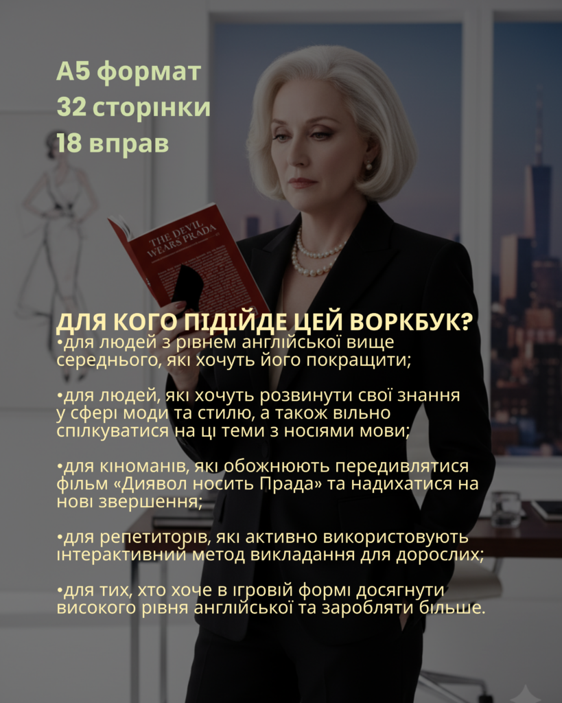 ВОРКБУК THE DEVIL WEARS PRADA