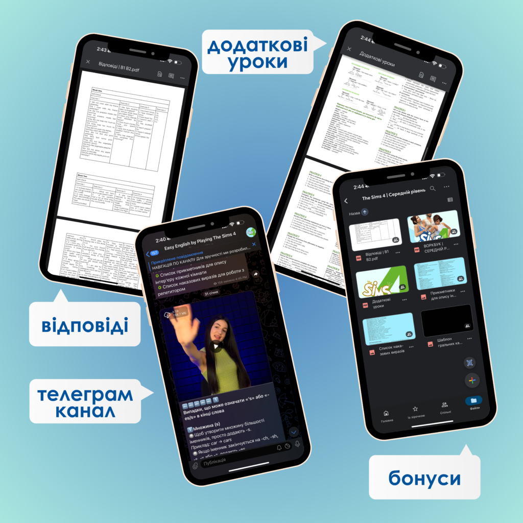 THE SIMS WORKBOOK частина 2